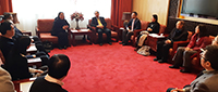 Professor Poon meets with Vice President Gong Qihuang and members of PKU